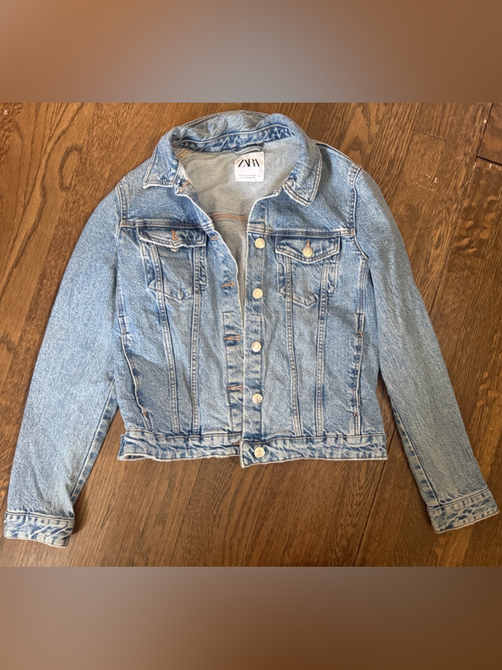 Zara  Light Denim Jean Jacket size M